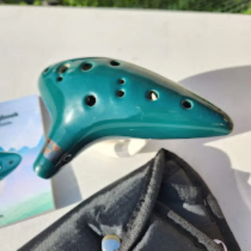 NEW Zelda Ocarina 12 Hole Alto C Ocarina Musical Instrument Christmas Gift Song